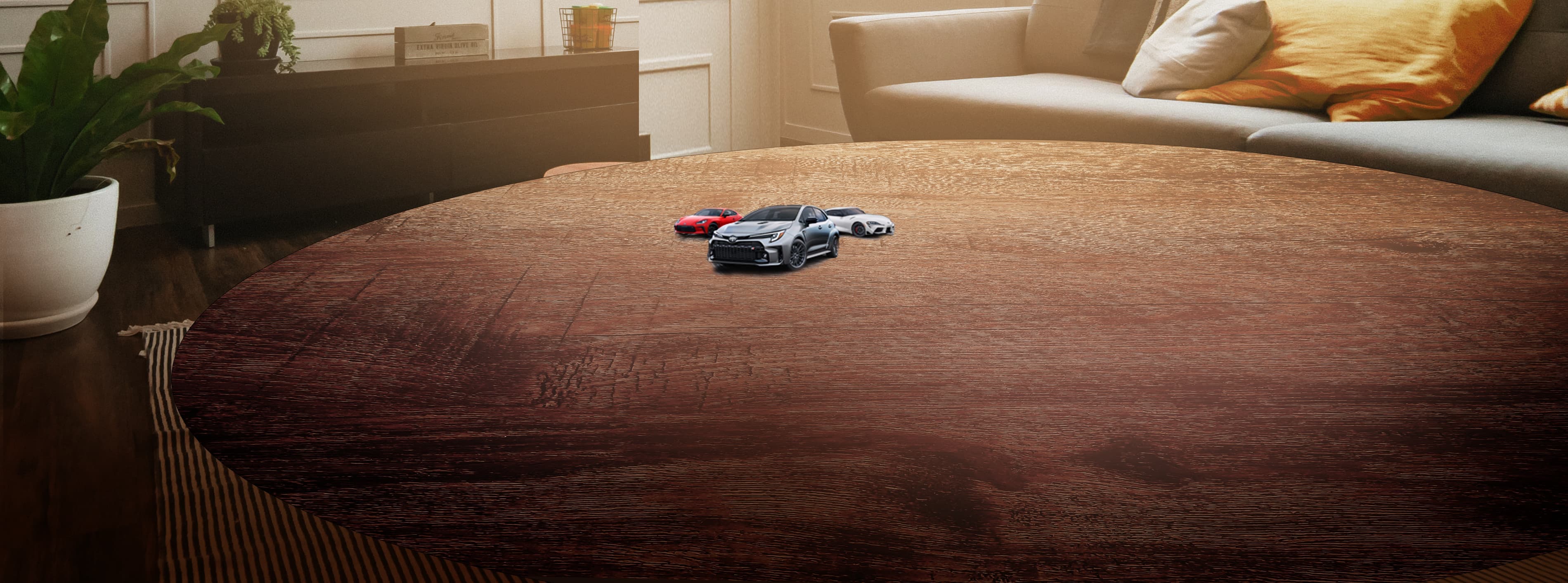 Cars on table 1