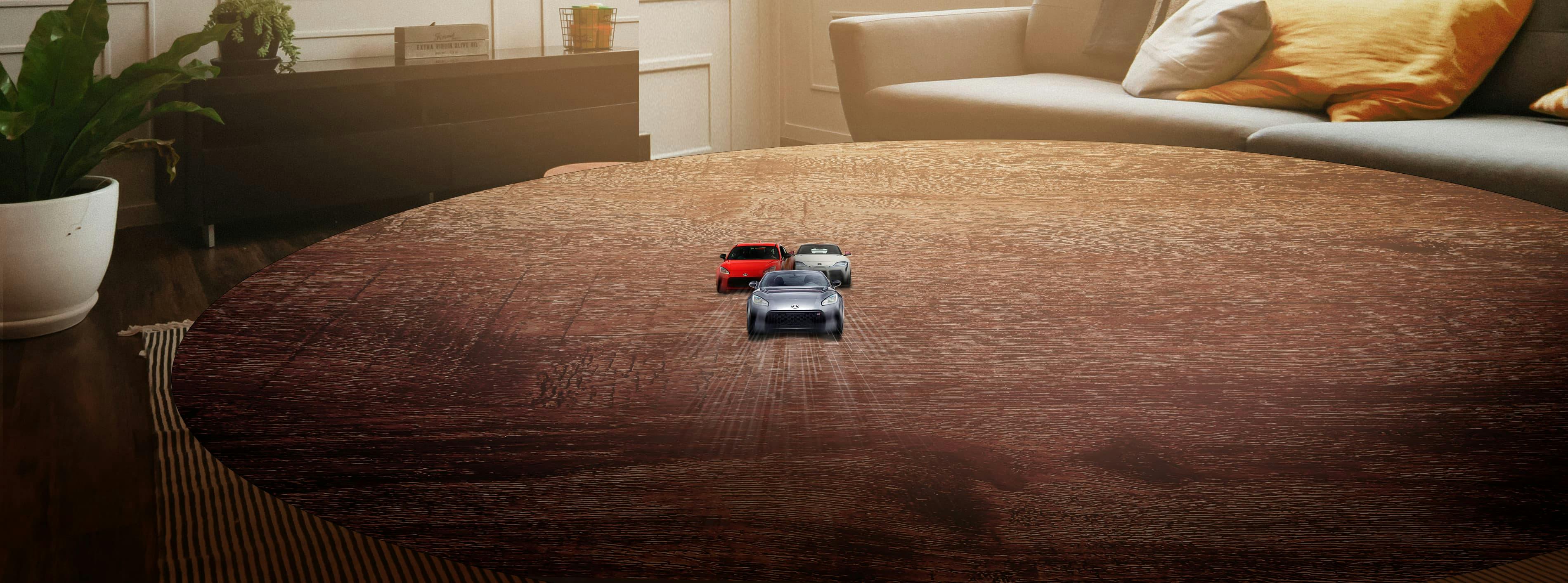 Cars on table 2